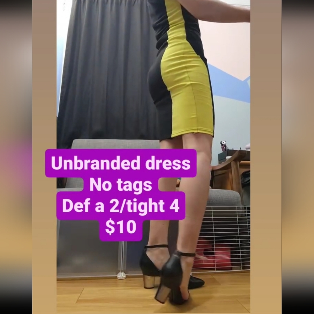 Unbranded Bodycon Geometric/Abstract Pattern Dress